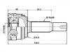 Jeu de joints, arbre de transmission CV Joint Kit:42370-49285