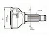 Jeu de joints, arbre de transmission CV Joint Kit:44305-634-013