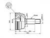 Gelenksatz, Antriebswelle CV Joint Kit:171 407 311L