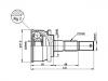 Gelenksatz, Antriebswelle CV Joint Kit:39100-01B02