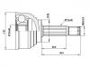 ремкомплект граната CV Joint Kit:MB297872