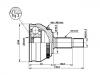 CV Joint Kit:811 407 305A