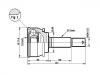 Gelenksatz, Antriebswelle CV Joint Kit:39100-24B00