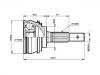 Jeu de joints, arbre de transmission CV Joint Kit:43410-20241