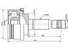 Jeu de joints, arbre de transmission CV Joint Kit:43410-10070