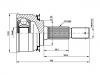 Gelenksatz, Antriebswelle CV Joint Kit:39100-2J205