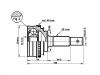 Gelenksatz, Antriebswelle CV Joint Kit:43410-06060