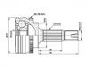 Jeu de joints, arbre de transmission CV Joint Kit:43410-0D020