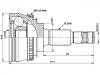 Jeu de joints, arbre de transmission CV Joint Kit:43410-33040