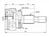 Juego de articulación, árbol de transmisión CV Joint Kit:A 163 330 04 01#