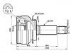 Gelenksatz, Antriebswelle CV Joint Kit:MR553009