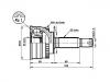 ремкомплект граната CV Joint Kit:MR246169